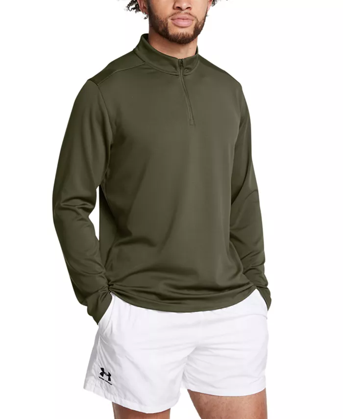 

Мужская толстовка Motion Regular-Fit с 4-сторонним растяжением и молнией на 1/4 Under Armour, зеленый