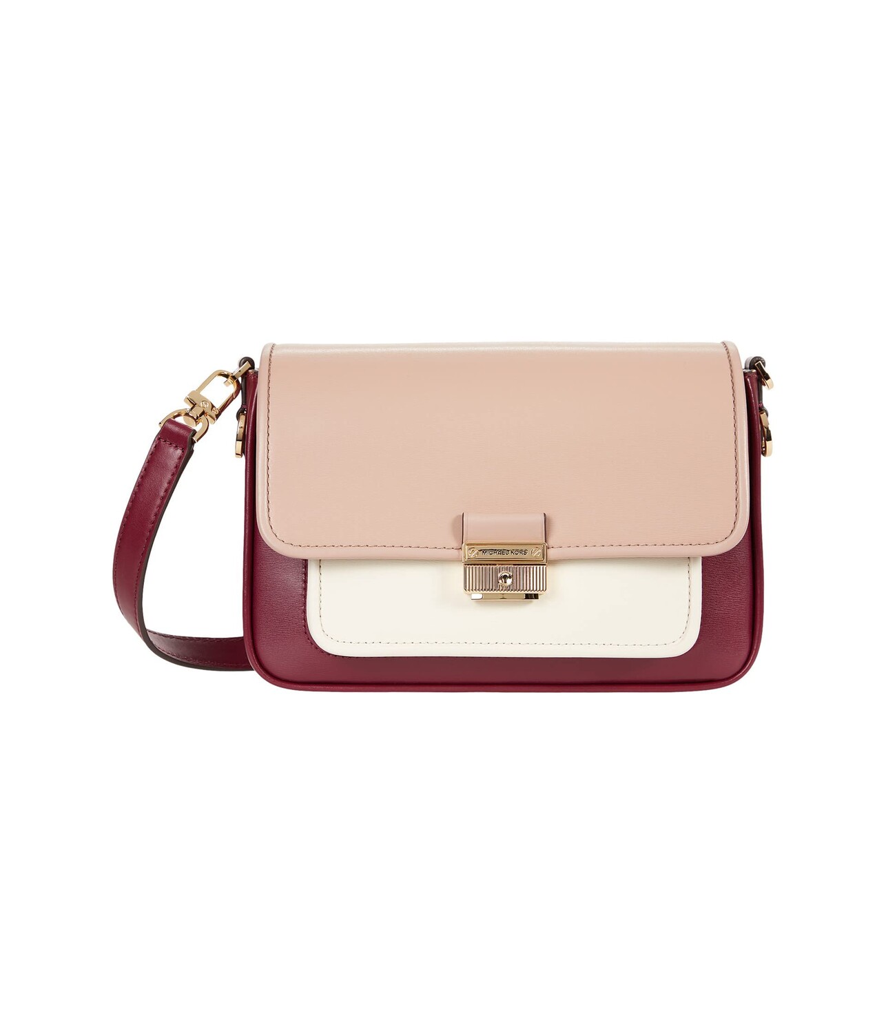 

Женская сумка через плечо Michael Kors Bradshaw MK Messenger, цвет Dark Berry Multi/Gold
