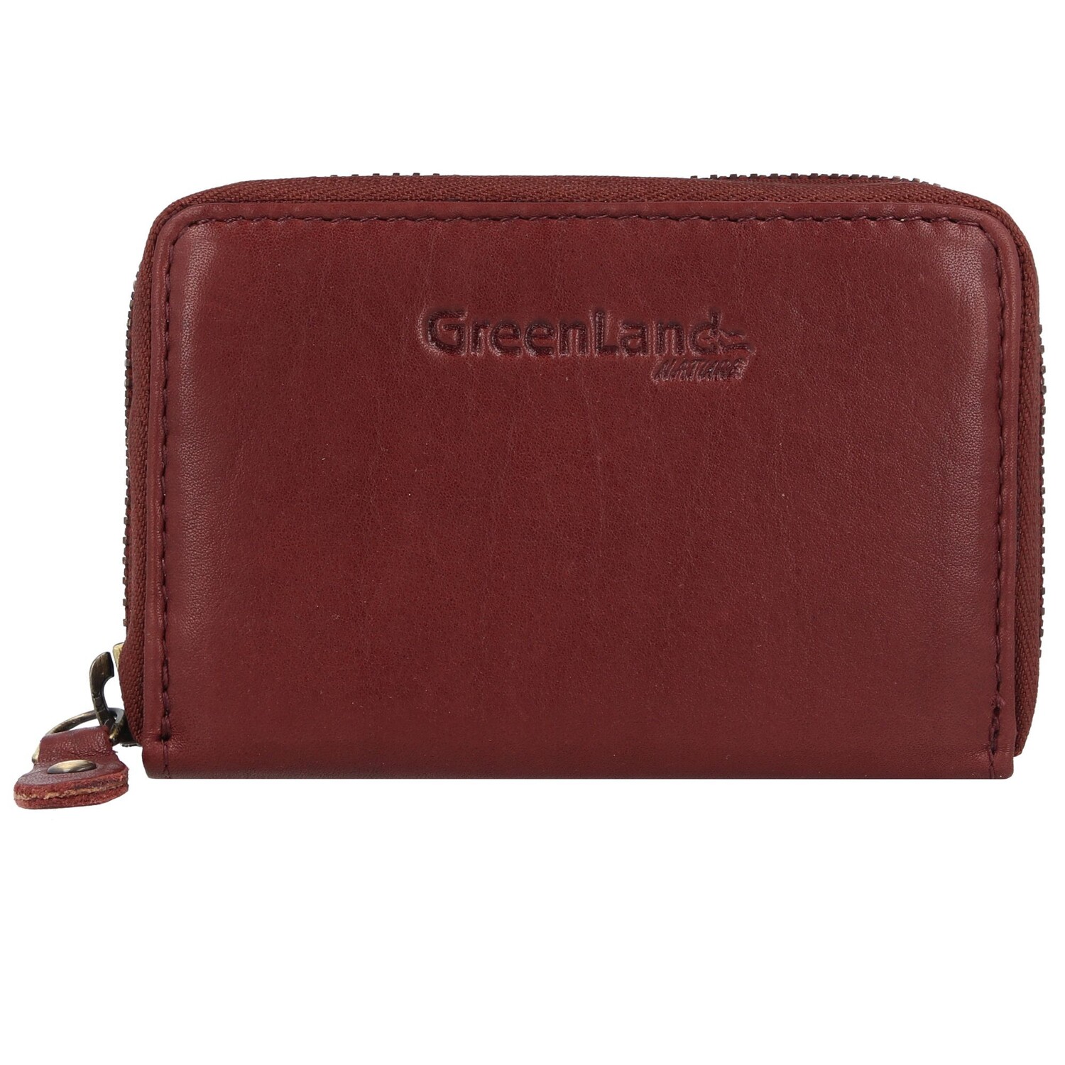 

Кошелек Greenland Nature Kreditkartenetui RFID Leder 10,5 см, бордо