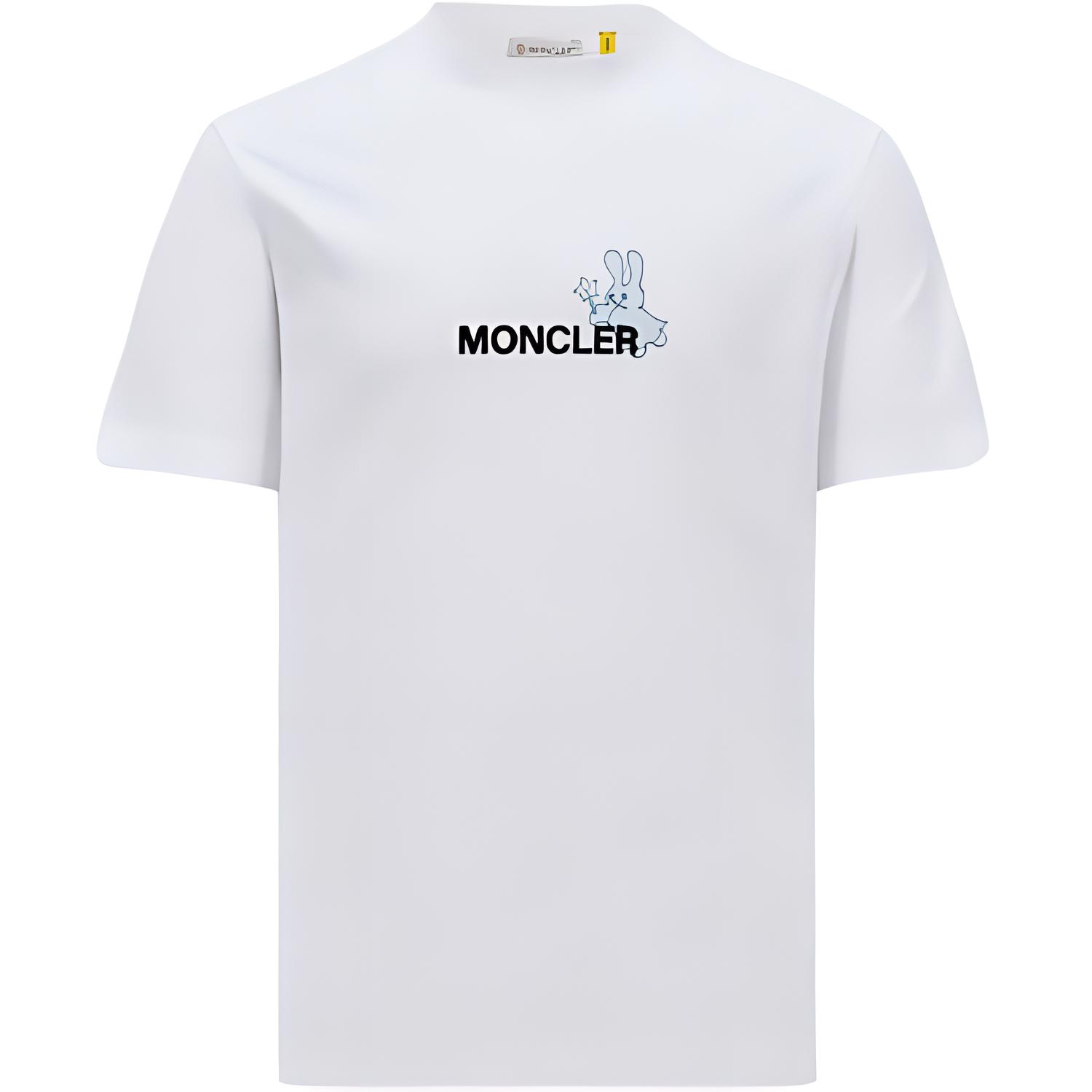 

Футболка Moncler Frgmt Cartoon Logo Cotton MONCLER GENIUS, белый
