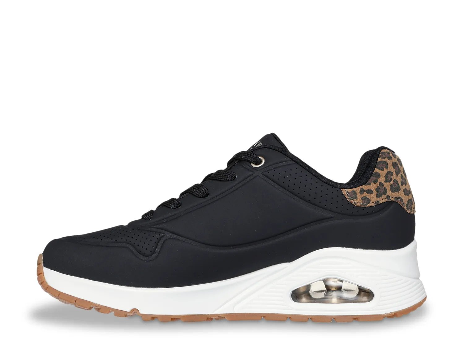 Кроссовки Skechers Uno Jungle Nite Sneaker - Women's, Black/Tan Leopard Print — фото 2