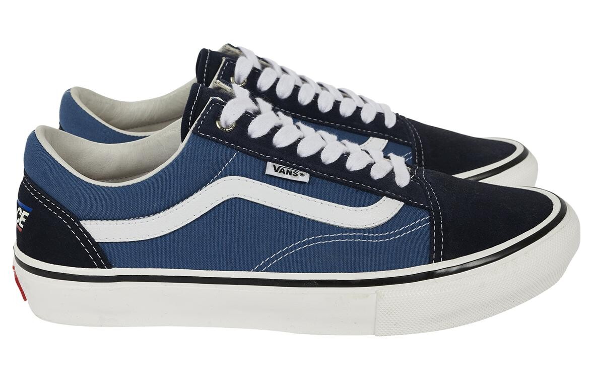 Vans Skate Old Skool Palace Navy White — фото 2