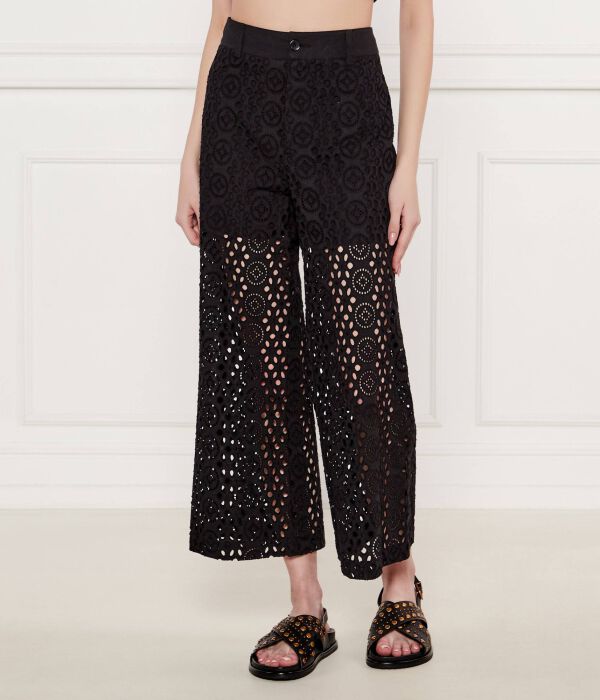 

Брюки Flare fit Liu Jo, черный