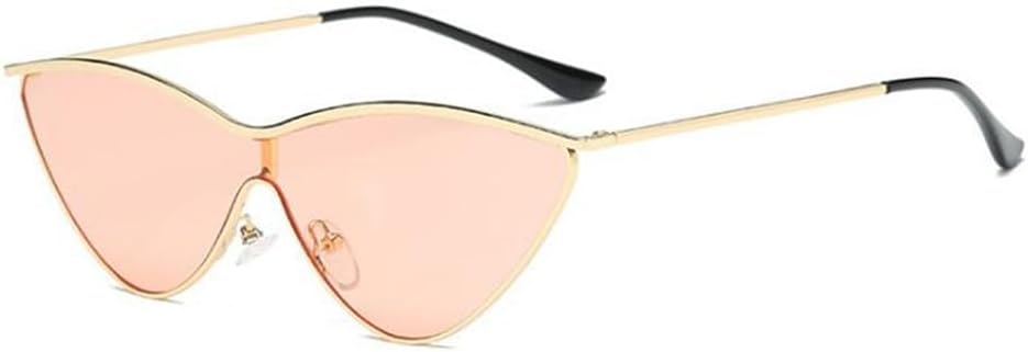 

Винтажные солнцезащитные очки «кошачий глаз» для женщин, металлическая оправа, ретро-линзы треугольной формы, солнцезащитные очки «кошачий глаз» для женщин, защита от ультрафиолета UV400 VFDHN, C4