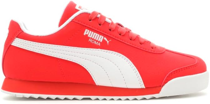 

Детские кроссовки Puma Unisex-Child Roma (для детей постарше), белый/красный