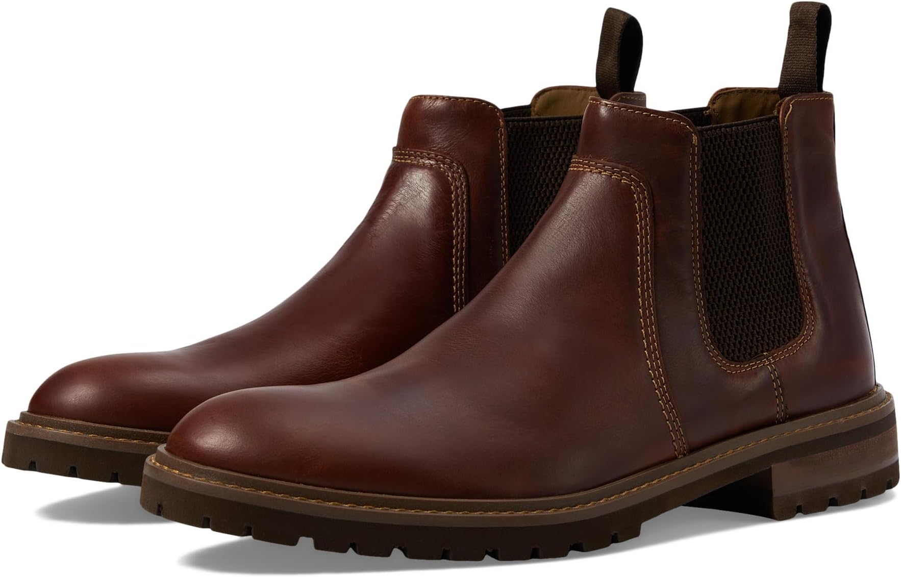 

Ботинки Johnston & Murphy Barrett Chelsea, цвет Mahogany Full Grain