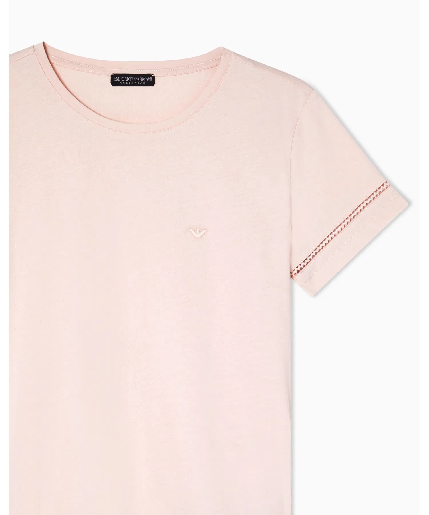Женская футболка Emporio Armani из хлопка с коротким рукавом — фото 2
