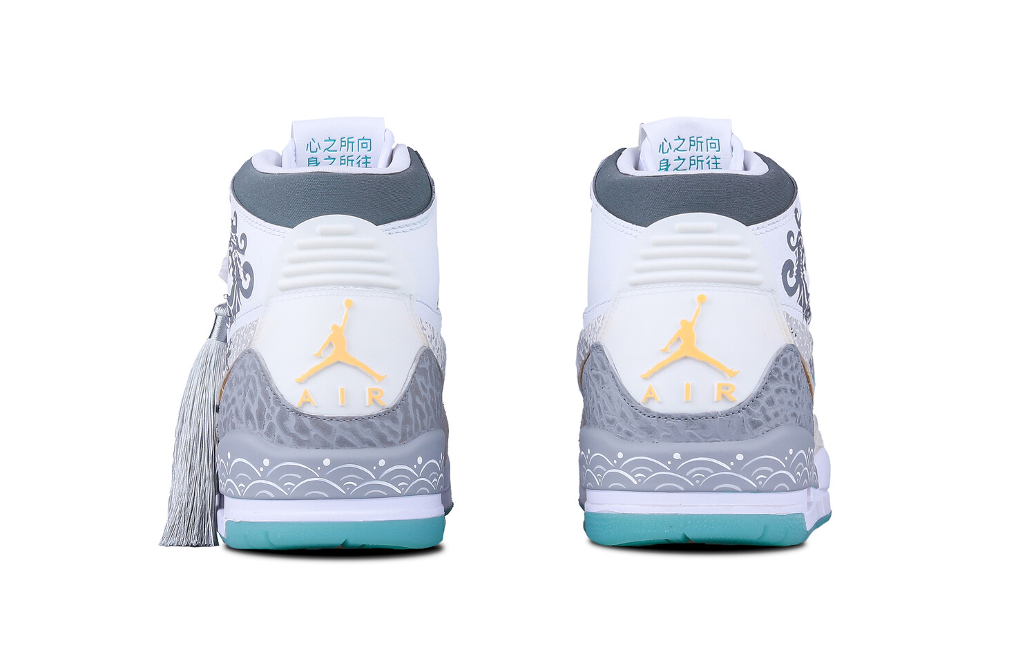 Мужские баскетбольные кроссовки Jordan Legacy 312 Vintage, Silver gray — фото 2