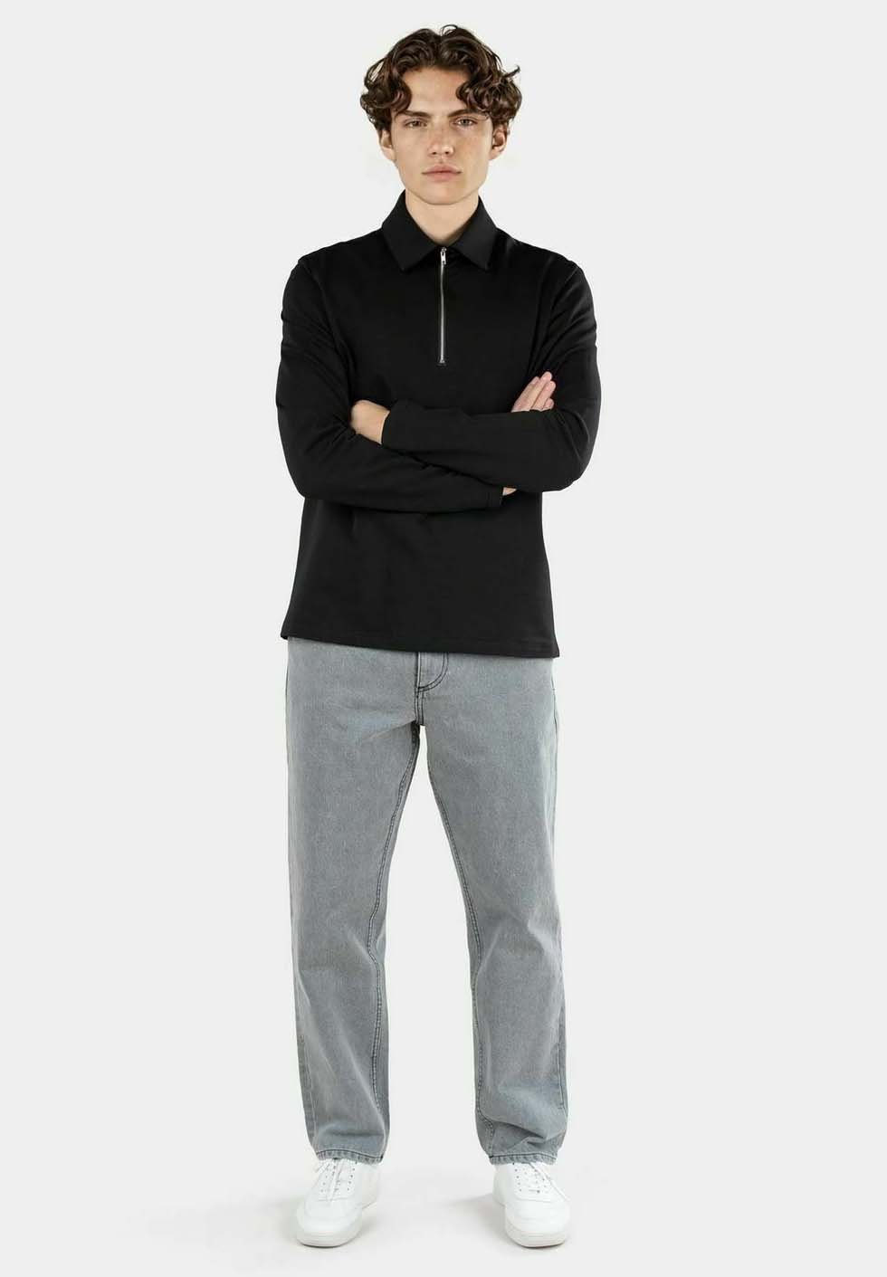

Рубашка поло DEV HALF ZIP CISZERE, черный