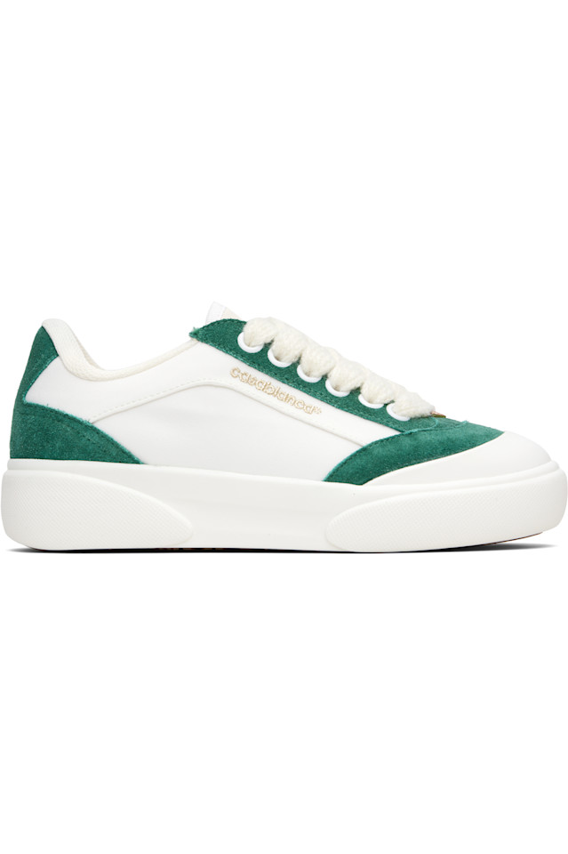 

Casablanca Кроссовки Del Mar белого и зеленого цвета