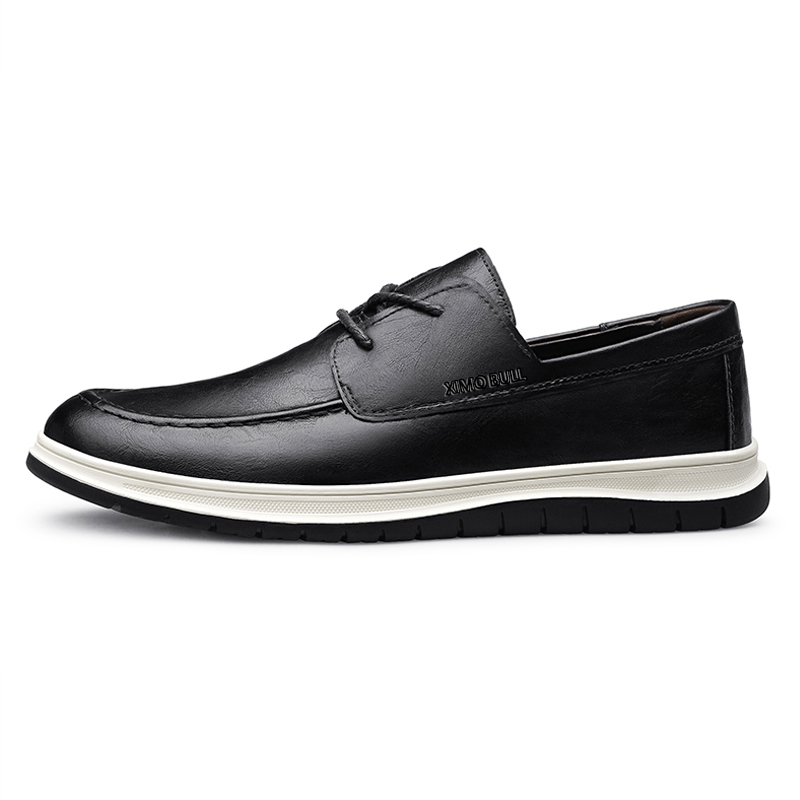 

XIMO BULL Мужские повседневные ботинки с черной флисовой подкладкой, цвет Black-Fleece-Lined