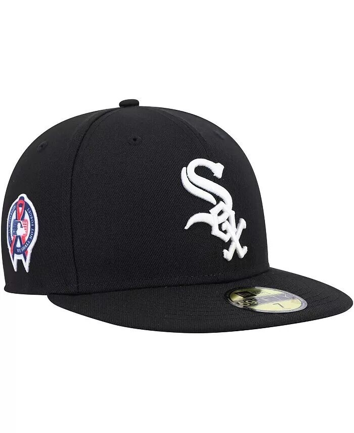 

Мужская черная кепка Chicago White Sox с мемориальной нашивкой в ​​честь 11 сентября 59FIFTY New Era