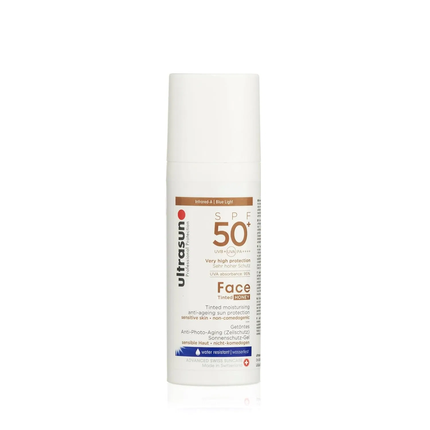 Тонирующий солнцезащитный крем для лица с SPF50+ «Face Tinted SPF50+» оттенка Honey от Ultrasun Ultrasun — фото 2