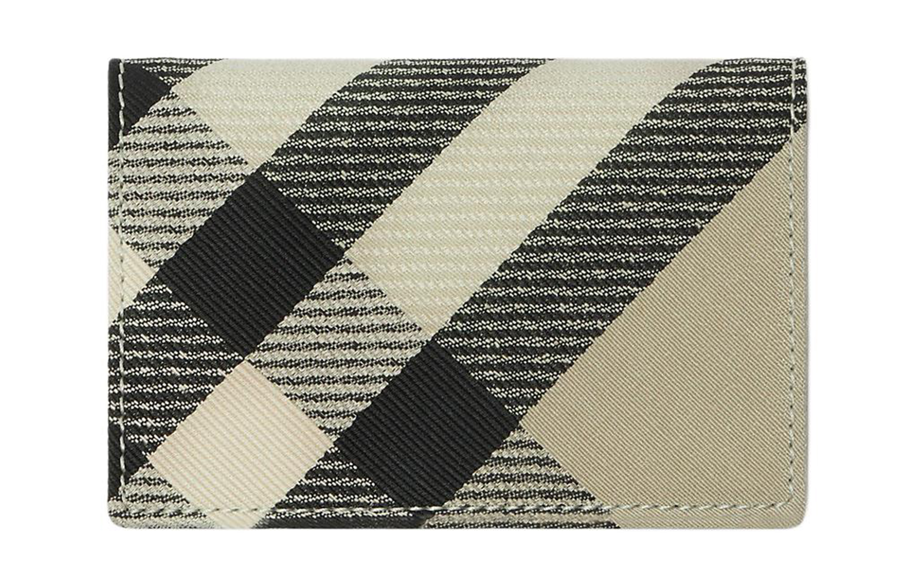 

Burberry Женская визитница из смеси полиэстера и хлопка, цвет "мшистый зеленый"