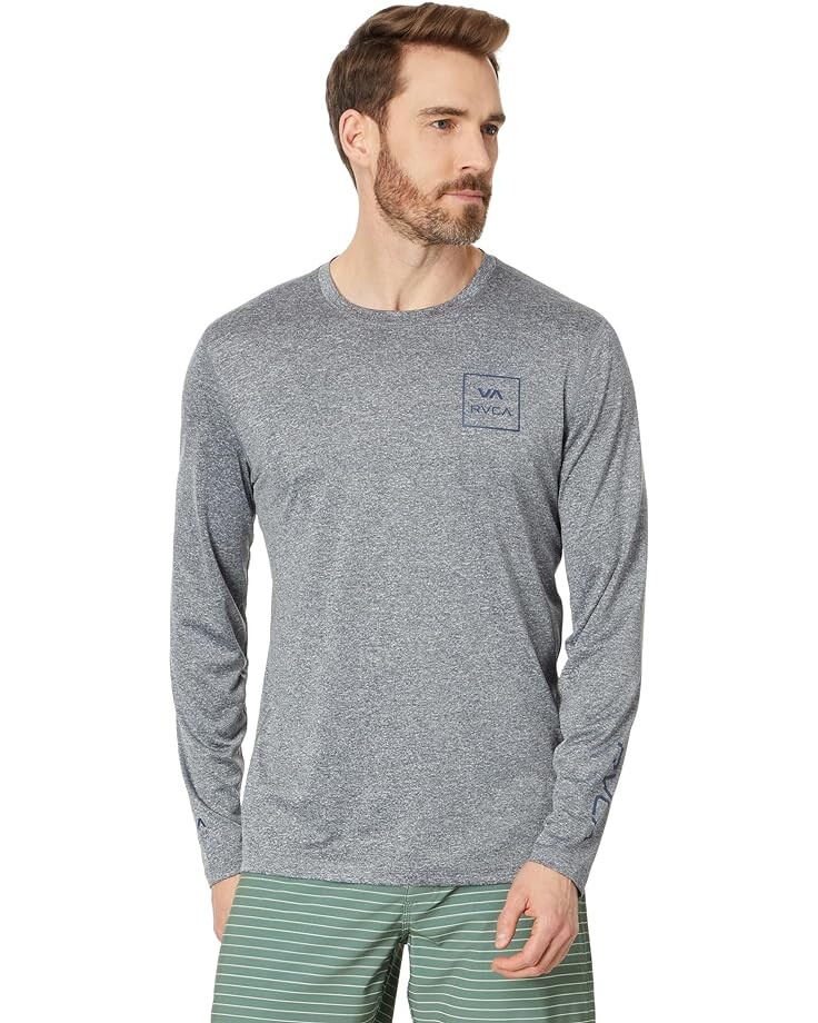 

Футболка RVCA RVCA Long Sleeve Surf, цвет Heather Grey