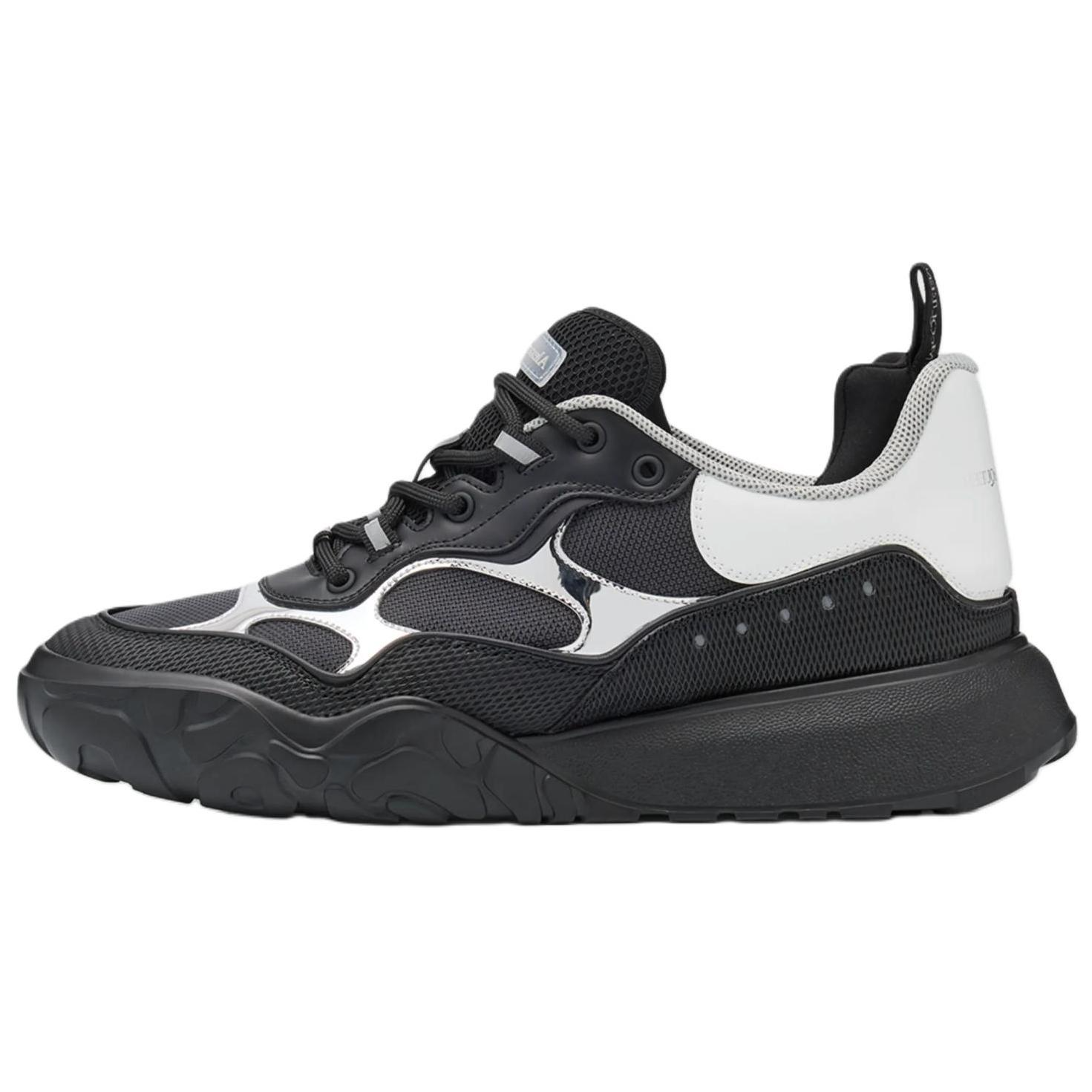 

Alexander McQueen Низкие повседневные туфли Court Low Top, черные, мужские