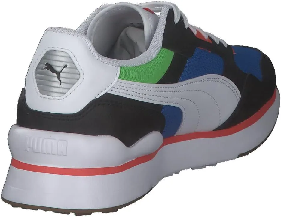Кроссовки Puma Vikky Repeat FS Leather бело-розовые, размер 6.5 US для детей и подростков, черный — фото 4