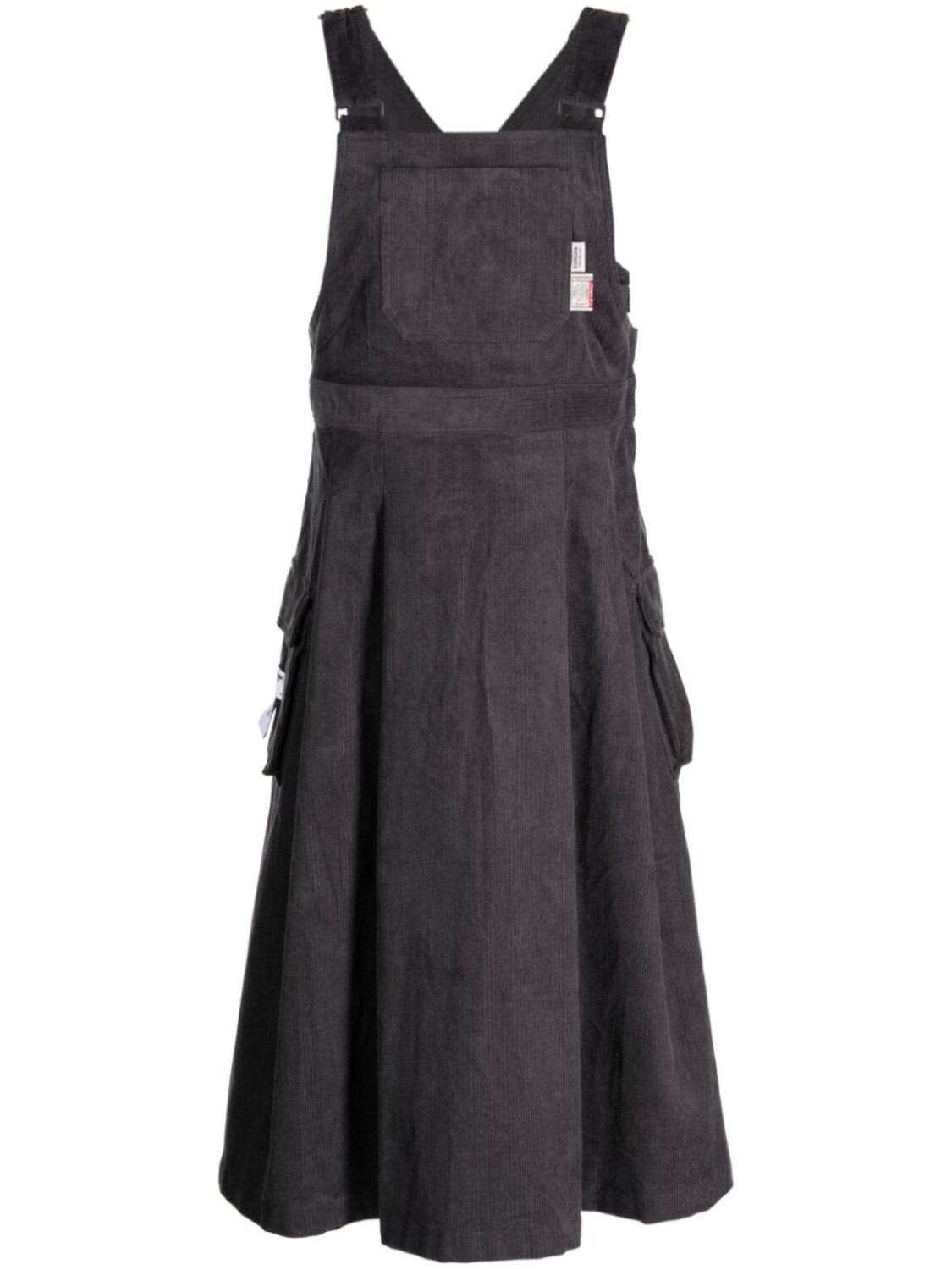 

Платье с нашивкой-логотипом Musium Div., серый