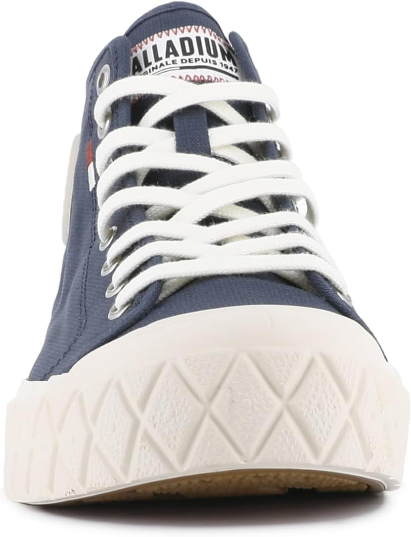 Кроссовки Palladium Unisex Palla Ace Mid из органического канваса на шнуровке, темно-синий — фото 3