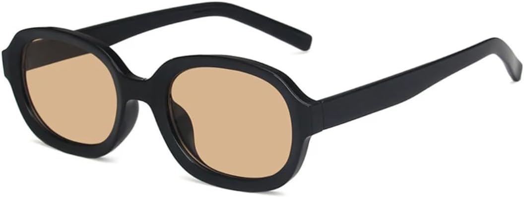 

Солнцезащитные очки с защитой от УФ-излучения UV400 | Овальные градиентные линзы, легкая оправа | для женщин и мужчин, для занятий спортом на открытом воздухе и вождения DSVIGF, Black-brown