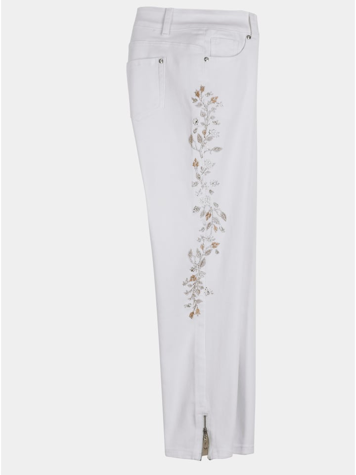 

Джинсы с пятью карманами белого цвета WITT WEIDEN