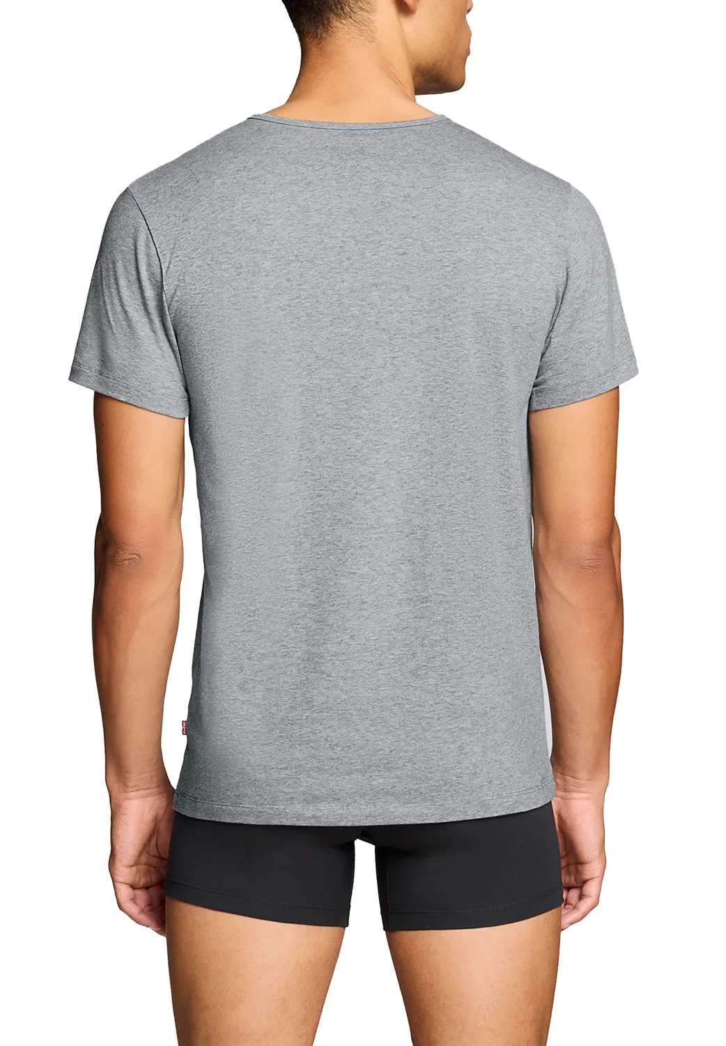 Футболка хлопковая Levi's, navy/grey melange — фото 4