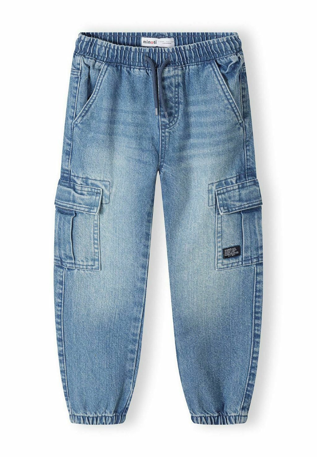 

Мешковатые джинсы DISTRESSED MINOTI, синий деним