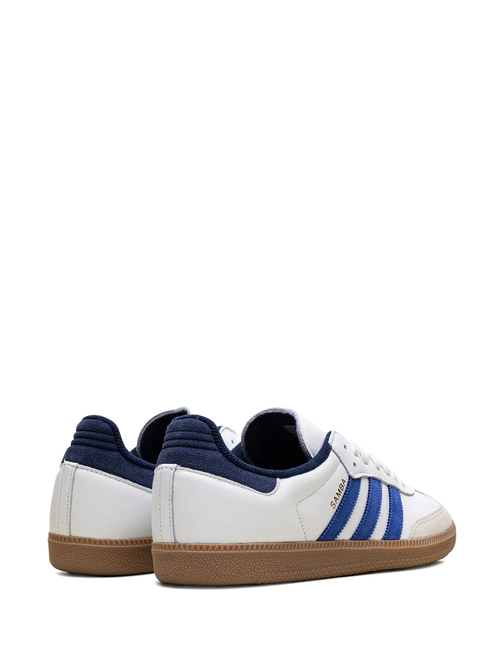 Кроссовки Samba OG Core White/Royal Blue/Night Indigo Adidas, белый — фото 3