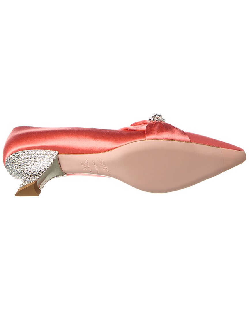 Сатиновые туфли Roger Vivier, розовый — фото 4