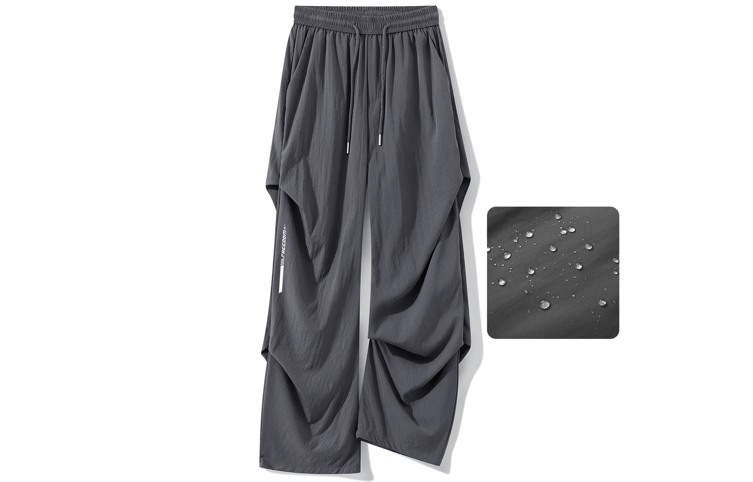 

Ветроходные брюки Warrior Huichao коллекции Riding The Wind Унисекс, черная водоотталкивающая ткань