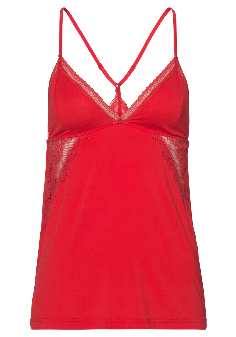 

Ночная рубашка LASCANA Pajama, цвет Fire red