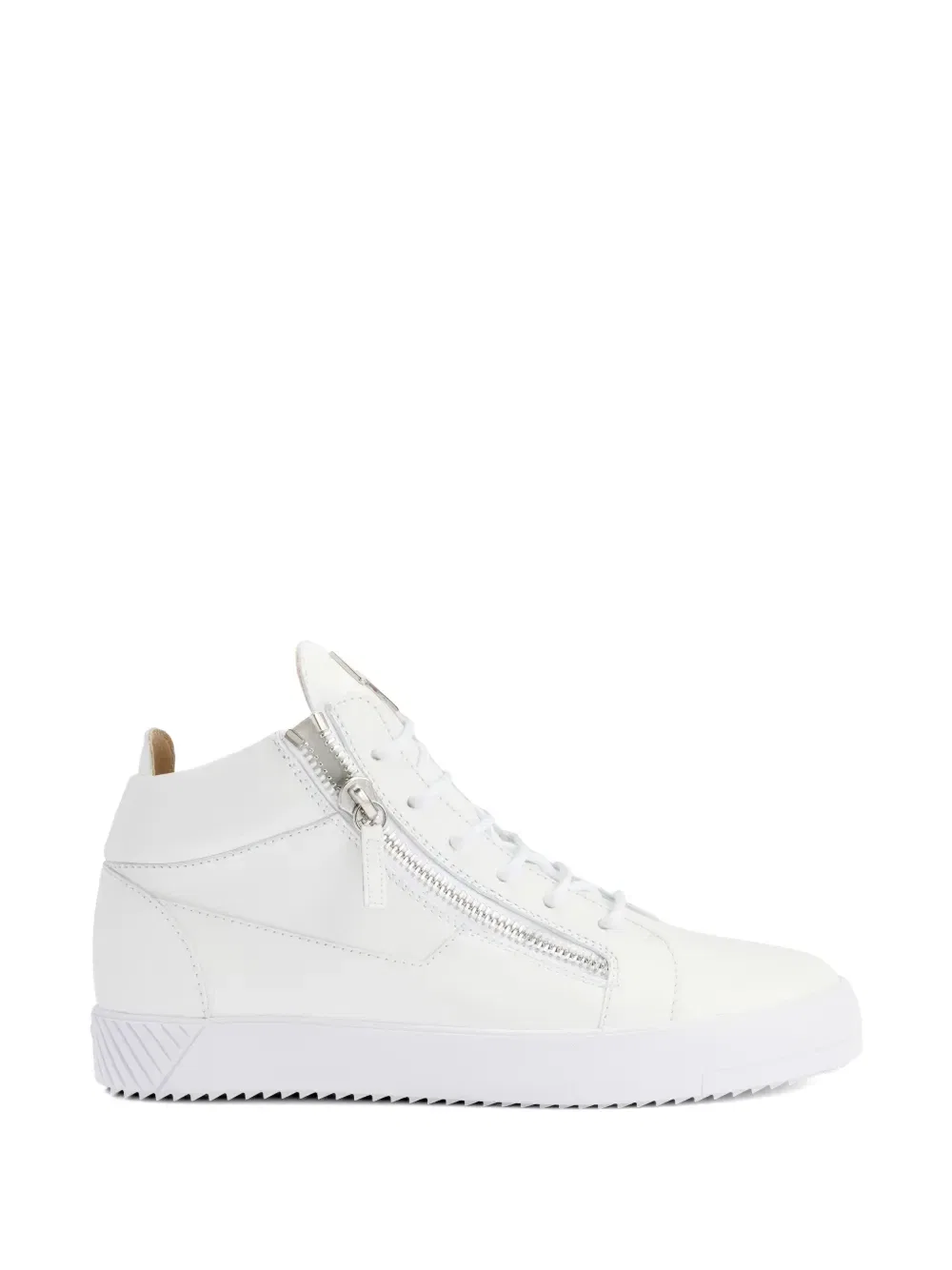 Кеды Kriss с молнией сбоку Giuseppe Zanotti, белый