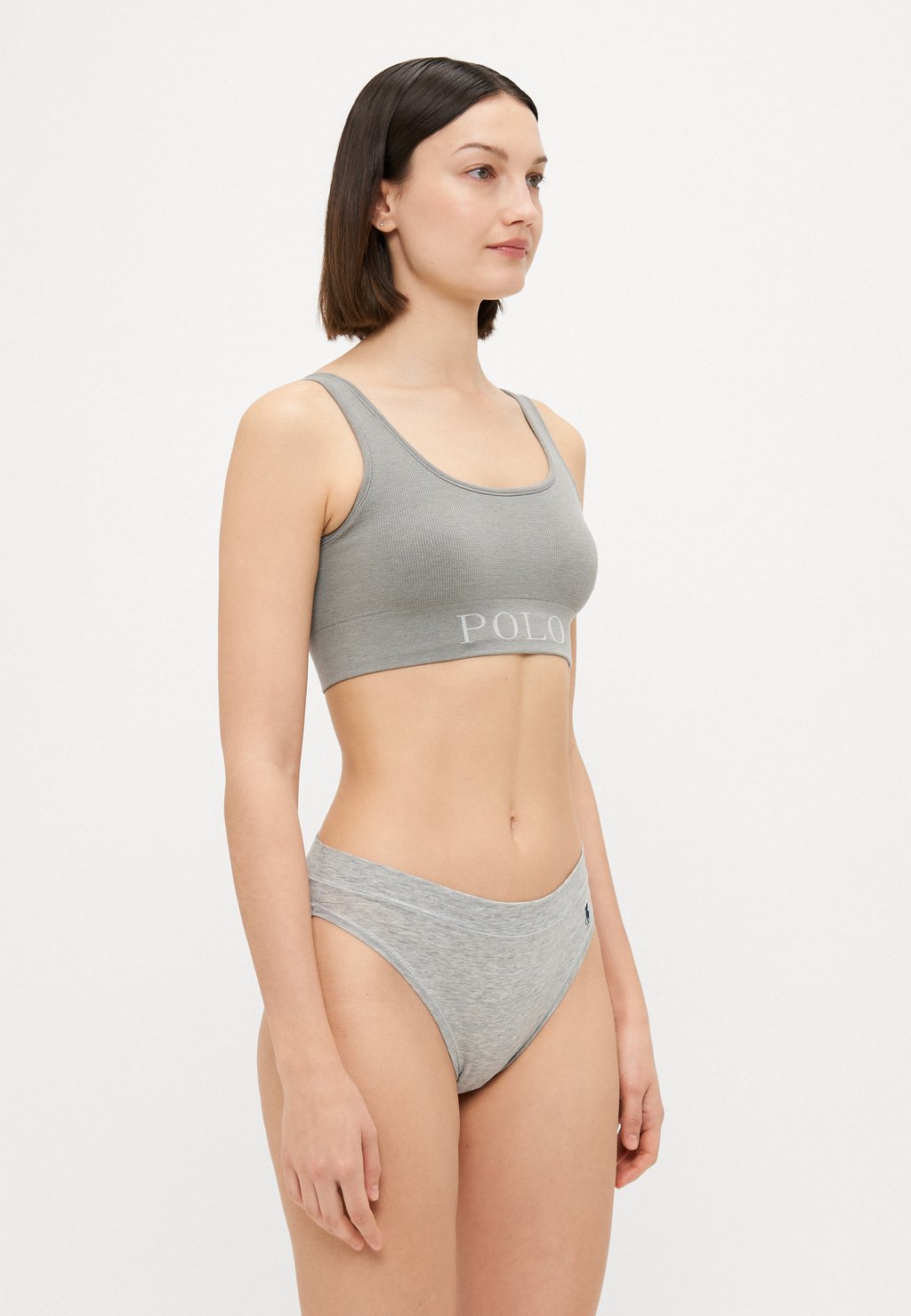 Бюстье SCOOP NECK Polo Ralph Lauren, серый — фото 4