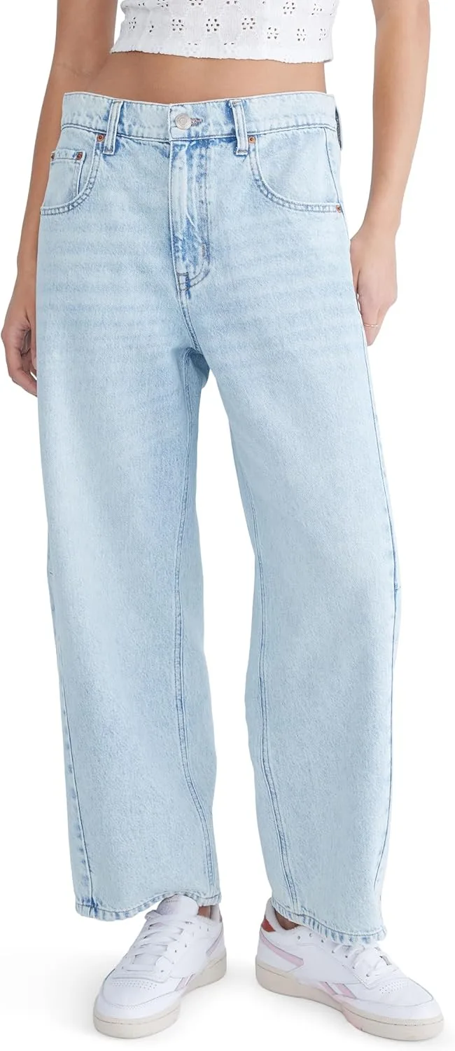 

Женские джинсы Aeropostale Mid-Rise Barrel Leg