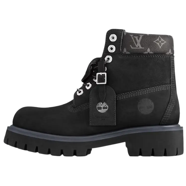 

LOUIS VUITTON Timberland x короткие ботинки Martin мужские black