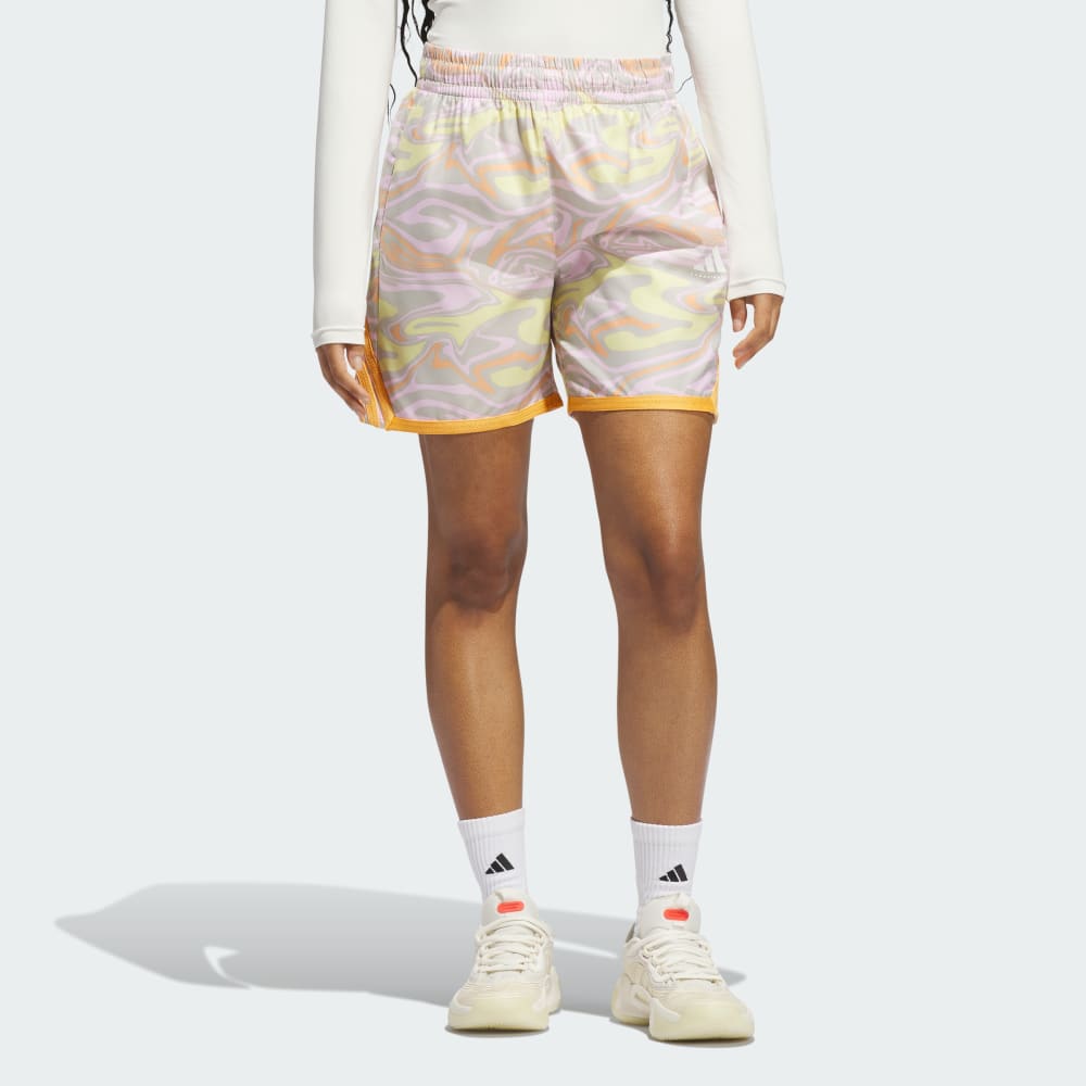 

Спортивные шорты Adidas CrazyLite Petrified Wood Shorts, цвет Multicolor/Hazy Orange