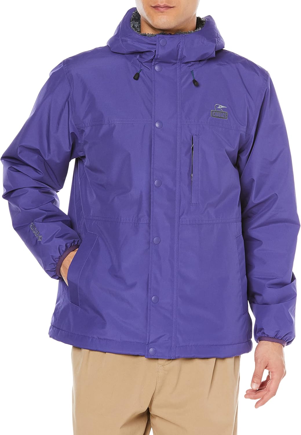 

Мужская двусторонняя толстовка Chums Elmo Tex Infinium для активного отдыха, фиолетовый/угольный