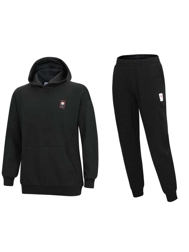 

Puma Черный спортивный костюм с капюшоном ФК «Санкт-Паули»