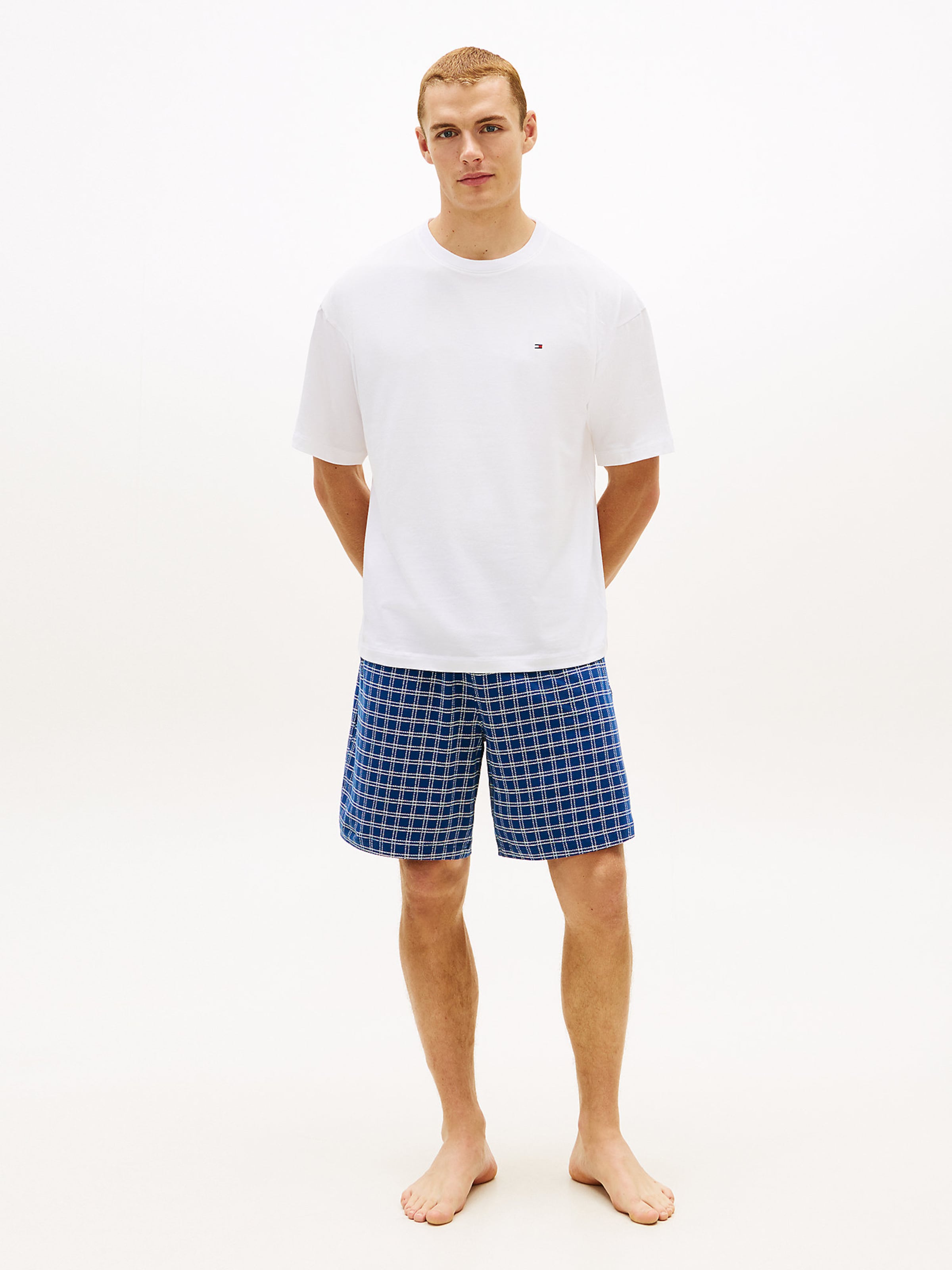 

Tommy Hilfiger Underwear Пижама короткая в синем и белом цвете