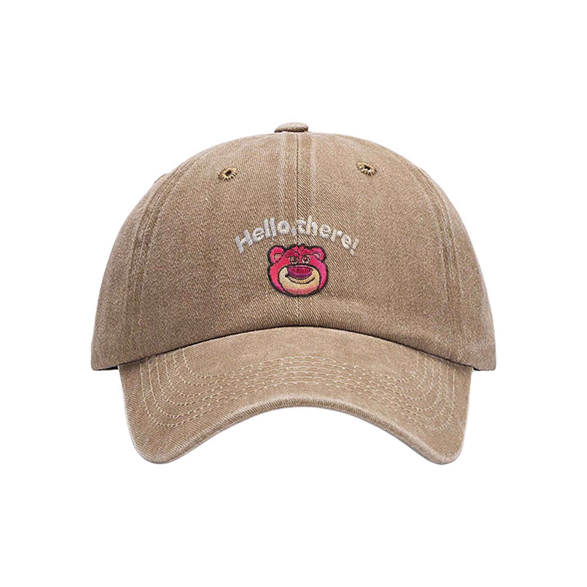 

Disney Бейсболка хлопковая унисекс серии Strawberry Bear, Khaki