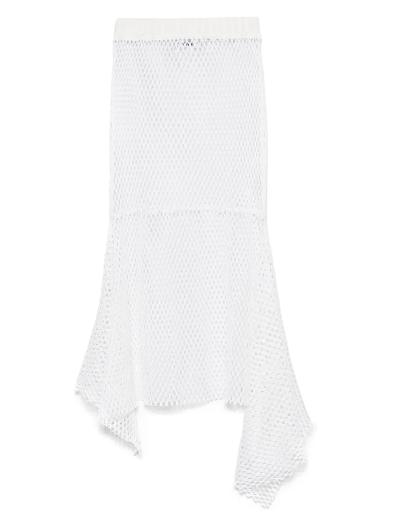 

Юбка макси из ажурной вязки MSGM, белый