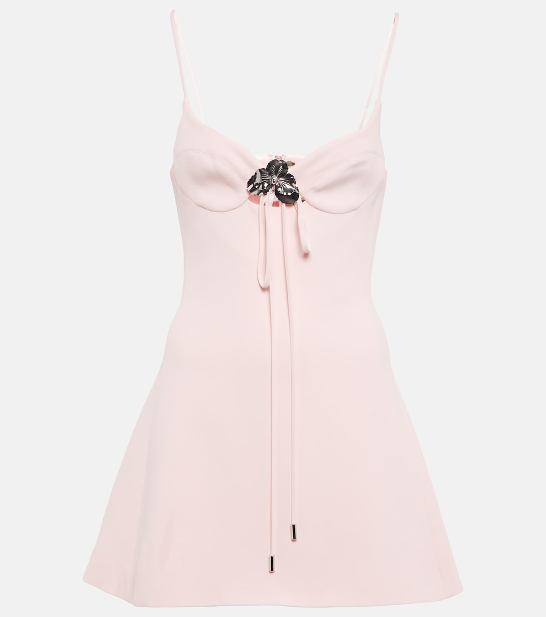 

Мини-платье с декором David Koma, Baby Pink