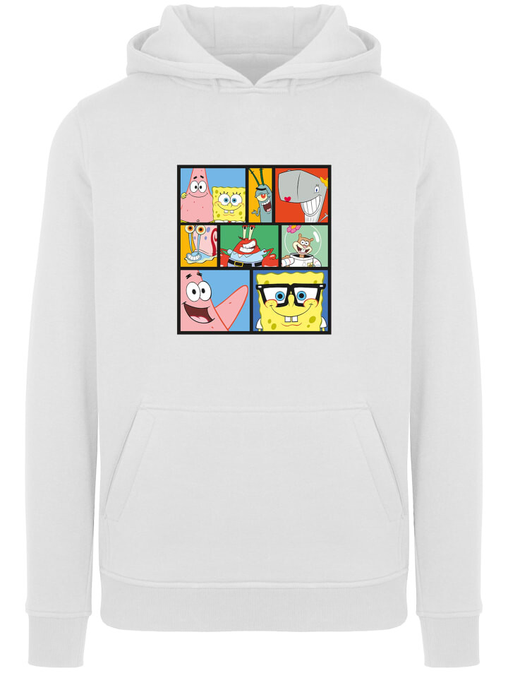 

Худи F4NT4STIC Spongebob Schwammkopf Collage, белый