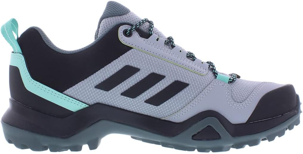 Мужские походные ботинки adidas Terrex Ax3, черный/серый/бирюзовый — фото 3