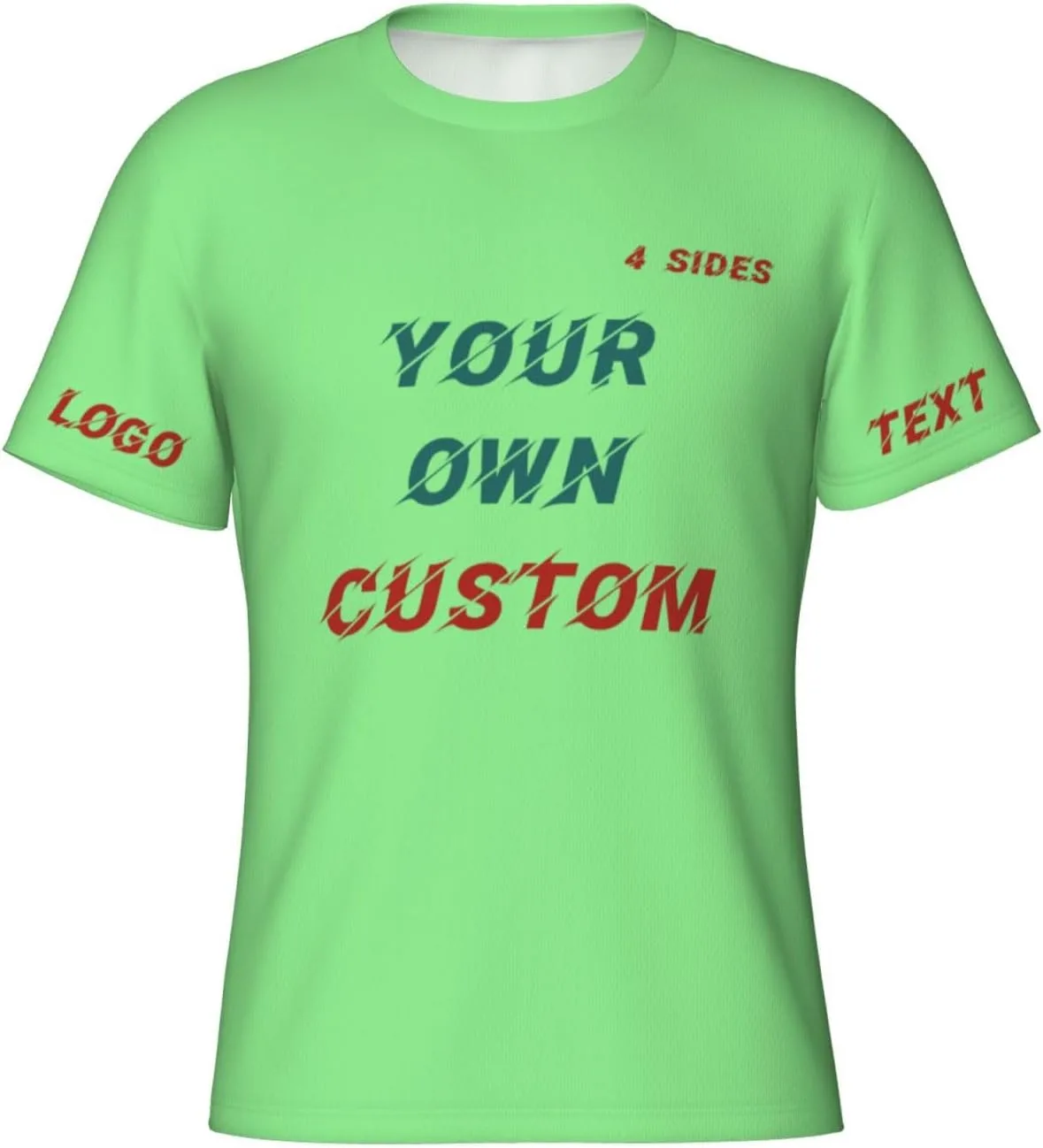 

Футболка Custom с принтом на 4 сторонах