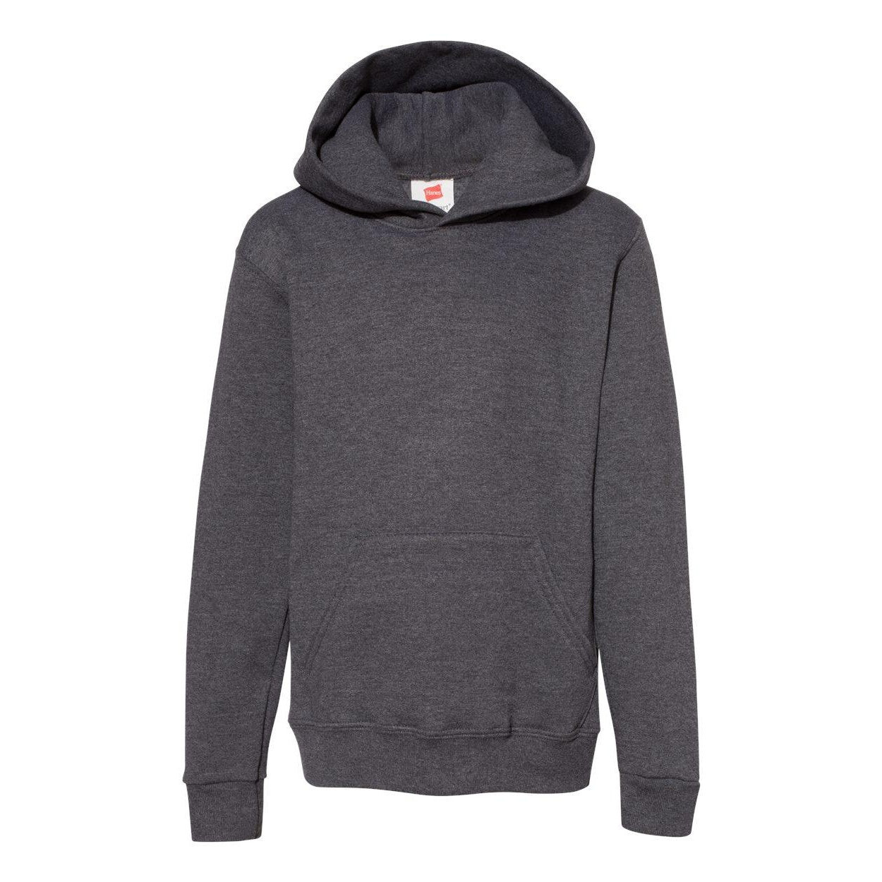 

Молодежная толстовка с капюшоном Hanes Ecosmart, цвет Charcoal Heather