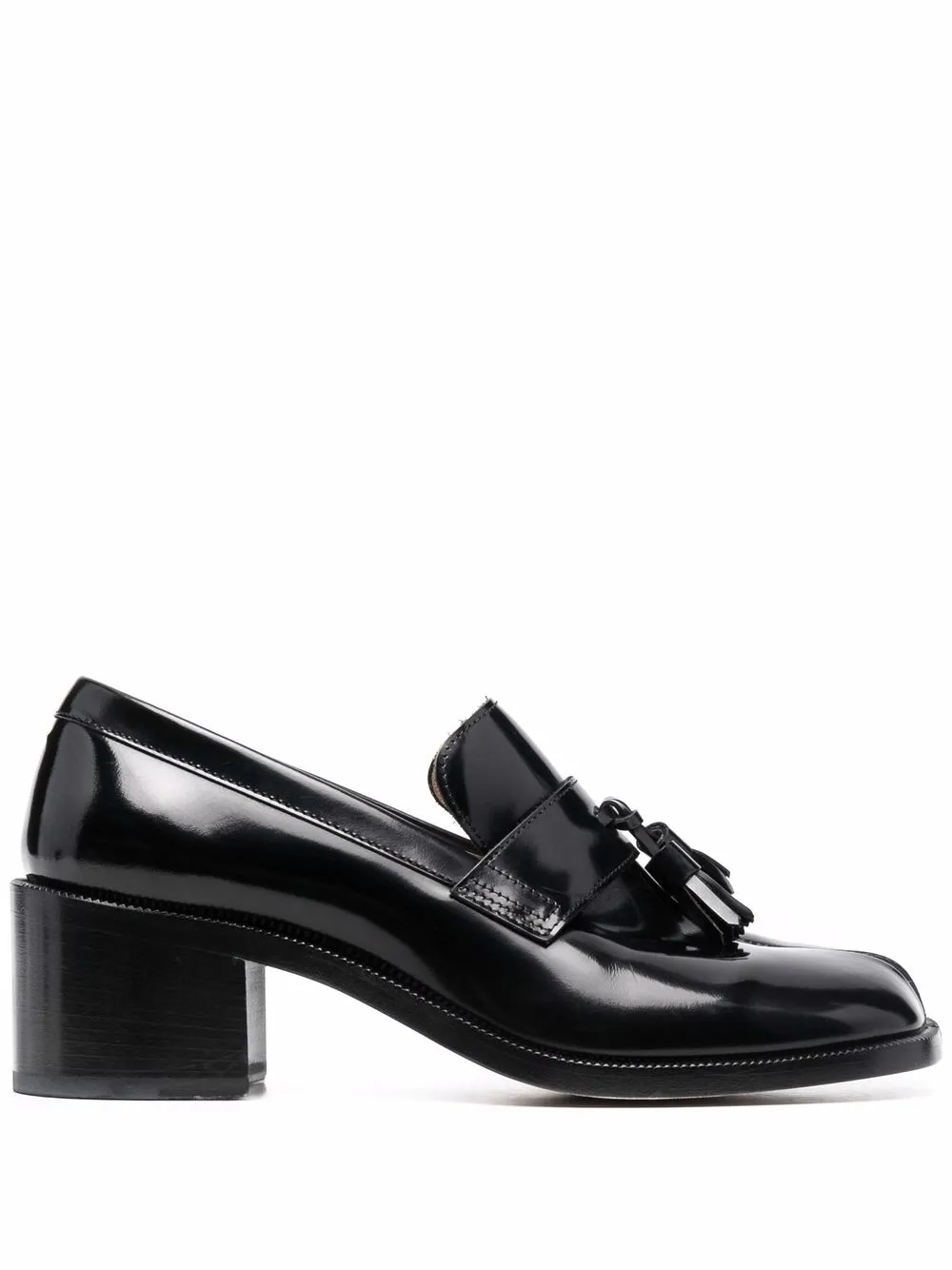 Лоферы Tabi с кисточками MAISON MARGIELA, черный