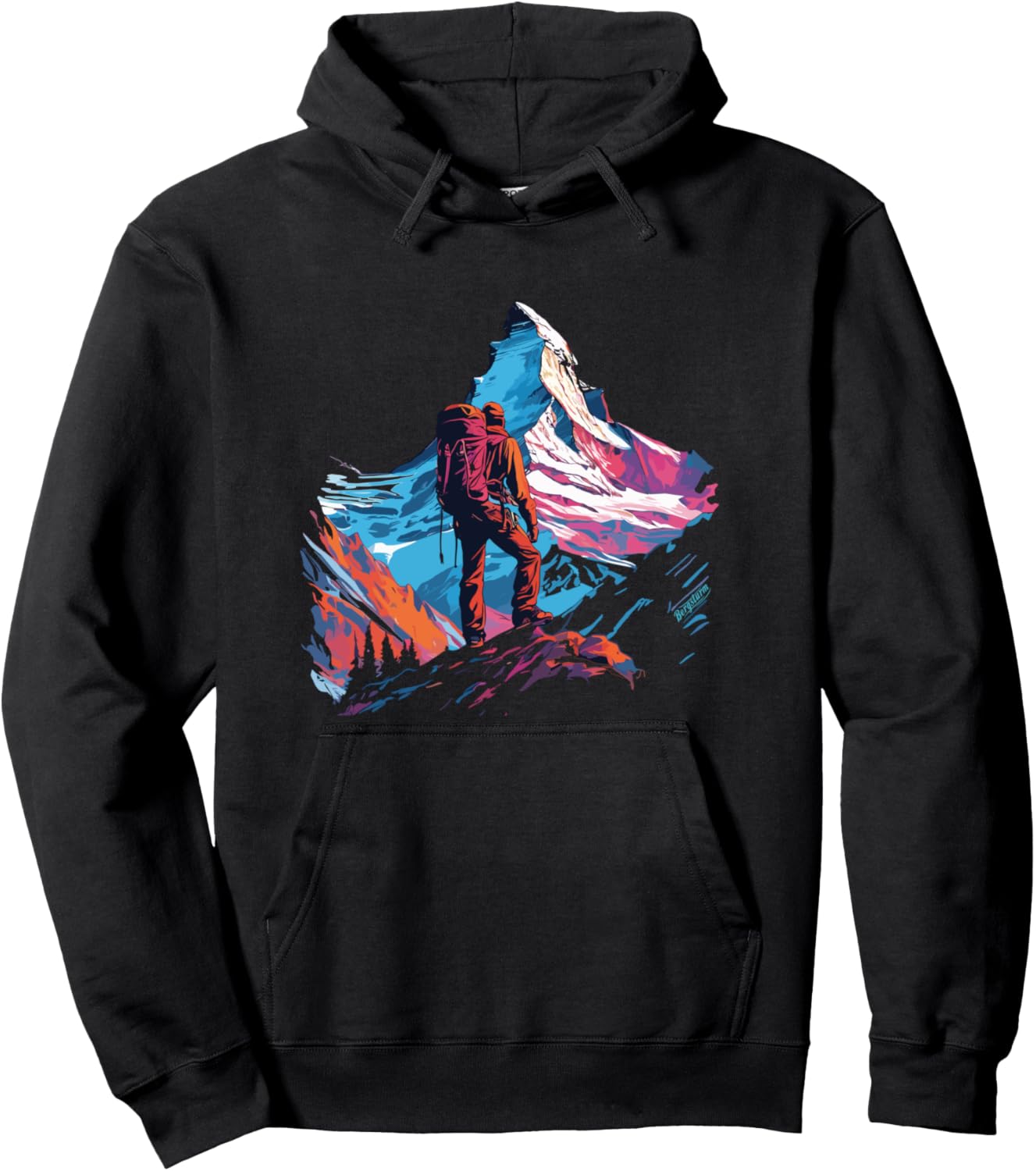 

Скалолазание: Маттерхорн - Худи Корона Альп Matterhorn Swiss Mountain, черный