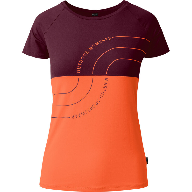 

Женская футболка Via Dynamic Martini Sportswear, оранжевый