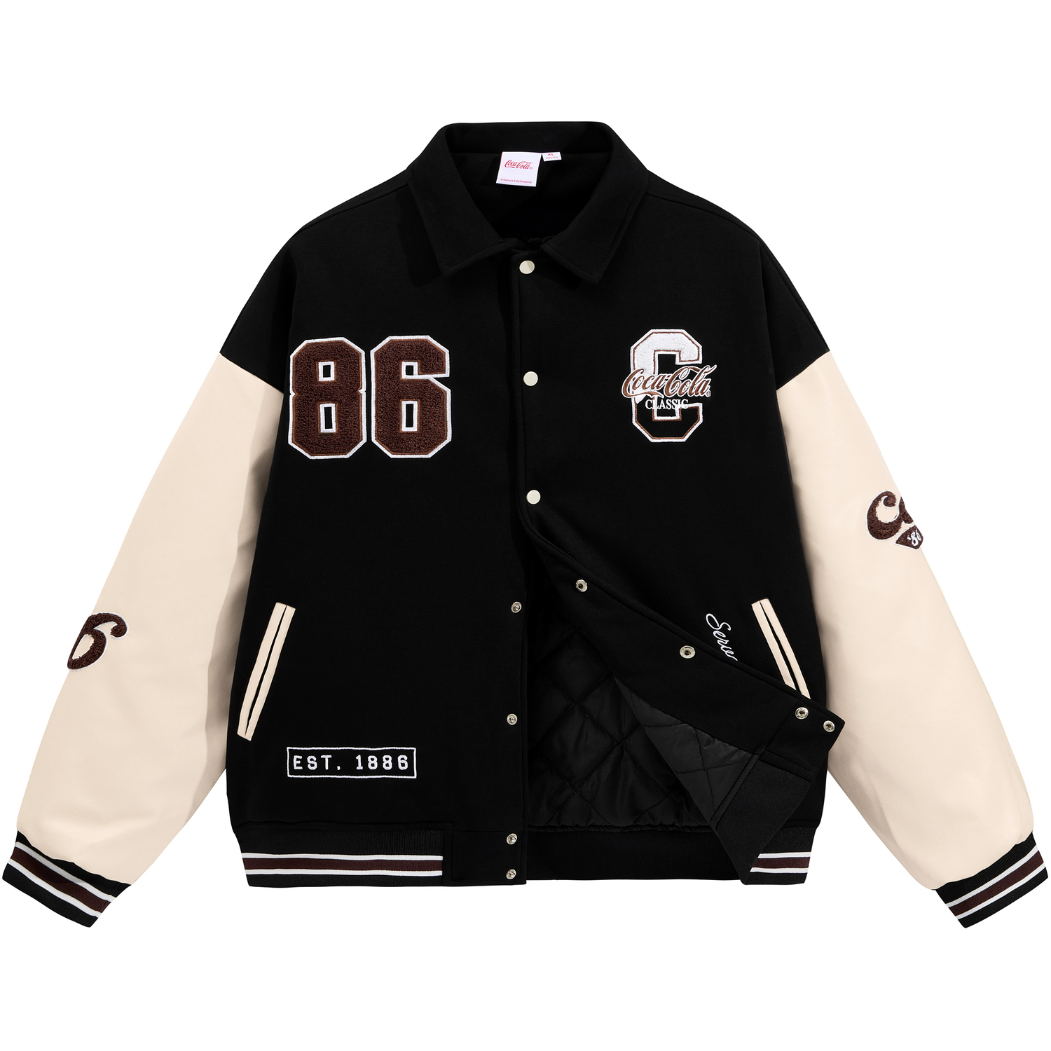 

Coca-Cola Пуховик Unisex, Black (Padded)